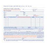 Adams Bill of Lading Short Form, 81/2 x 77/16 Inches, White, 3Part, 250Count (B3876)