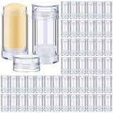 Teenyyou 50 Pcs 15 ml Empty Deodorant Containers Twistup Filling Stick Plastic Deodorant Container Refillable Bottles Bottomfill