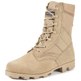 WIDEWAY Men and Women Jungle Boots Tactical Military Combat Boots Leather Army Hunting Combat Work Boots