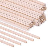 280 Pieces Balsa Wood Sticks 1/8 x 1/8 x 12 Inch Wood Strips Hardwood Square Wooden Dowels Rods Unfinished Balsa Wood Strips for