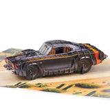 PopUpia Classic Car 3D Pop Up Card - Birthday Cards for Men, Fathers Day Card Car Theme, Muscle Car Greeting Card, Unique Gift f