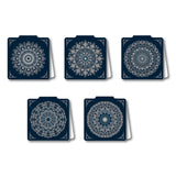 woopme Art Mandala Pattern Magnetic Bookmark for Boys Girls Students Kids Book Lovers Readers Gift Magnetic Page Clips Folding 5