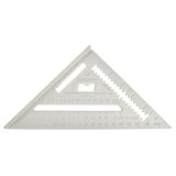 Johnson Level & Tool RAS1B Johnny Square Professional Aluminum Rafter Square, 7, Silver, 1 Square