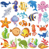 24 Pcs Cruise Door Decorations Magnetic Ocean Animal Cruise Door Magnets Funny Cruise Ship Door Decorations Sea Animal Car Magne