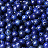 LAIDANLA Lapis Lazuli 8mm Natural Stone Beads Round Loose Gemstone Stone Beads for DIY Bracelet Necklace Earrings Jewelry Making
