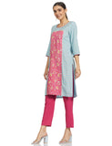 Aurelia Womens Viscose Kurta & Trouser (22Onas13031-505130_Blue_2Xl)