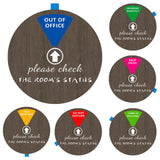 Privacy Door Sign, Do Not Disturb/Come in Welcome/Out of Office/in a Meeting/Back Soon/Working Remotely Sign, That Lets Others K