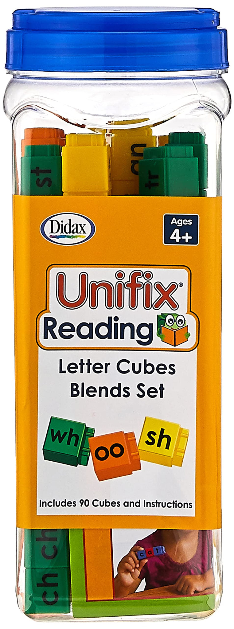 Didax Educational Resources Unifix Letter Blends Cubes Set