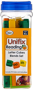 Didax Educational Resources Unifix Letter Blends Cubes Set
