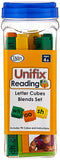 Didax Educational Resources Unifix Letter Blends Cubes Set