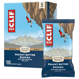CLIF BAR - Peanut Butter Banana with Dark Chocolate Flavor - Made with Organic Oats - Energy Bars - Non-GMO - Plant Based Protei