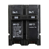 Eaton CutlerHammer BRH2100 100A 2P 120/208/240V Circuit Breaker Black