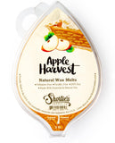 Shortie's Candle Company Apple Harvest Natural Soy Wax Melts - 1 Highly Scented 3 Oz. Bar - Made with 100% Soy and Essential Fra