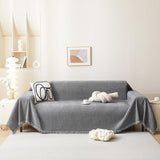 MEETSKY Couch Cover for Dogs Washable Grey Sofa Covers for 3 Cushion Couch Sofa Chenille Thick Sectional Sofa Slipcover Blanket for Pets Modern Furniture Protector Covers 91 x 134  Dark Grey-New