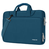MOSISO 360 Protective Laptop Shoulder Bag Compatible with MacBook Air 13 inch M4 M3 M2 M1 2025-2018/Pro M2 M1 2025-2016,Matching
