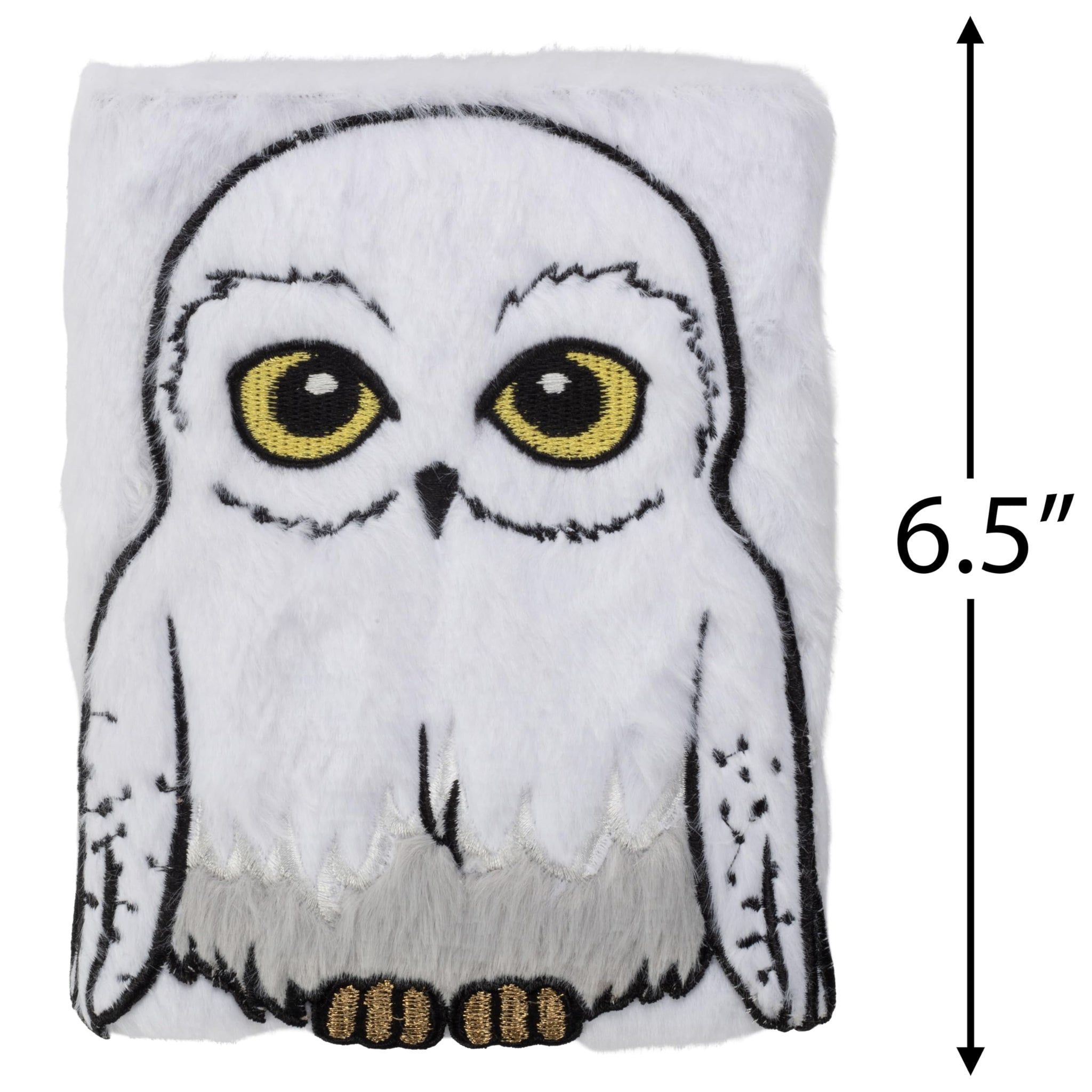 Harry Potter Hedwig Owl Plush Journal Diary for Kids - Cute Soft Cover Notebook w/ 216 Pages - Officially Licensed - Book & Movi