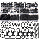 Teenitor 524PCS Keychain Making Kit, Keychain Craft Supplies Key Chain Clips, Lanyard Snap Hooks, Key Rings and Jump Rings for K