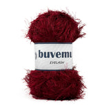 Eyelash Fun Fur Yarn 100 Gram (3.53 Ounces) 175 Yards (160 Meters) (Maroon)