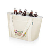 ONIVA - a Picnic Time brand - Star Wars Mandalorian Grogu Topanga Tote Cooler Bag, Soft Cooler Bag, Picnic Cooler, (Sand)