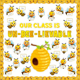 gisgfim Bee Bulletin Board Decoration Set Spring Summer Bee Sunflowers Borders Cutouts Decor for School Classroom Teacher Studen