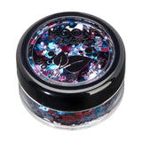 Mystic Bio Biodegradable Eco Chunky Glitter by Moon Glitter - 100% Cosmetic Bio Glitter for Face, Body, Nails, Hair and Lips - 3