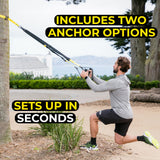 TRX All-in-One Suspension Trainer - an Ultra Versatile Home-Gym System, Includes TRX Training Club Access