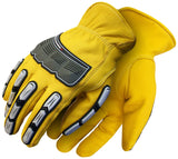 BDG 20110695M Leather Back Hand Impact Glove, Medium