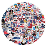 100pcs American Stickers Independence Day Aesthetic Vinyl Stickers Stickers for Laptop Water Bottle Hydro Flask Bicycle Computer
