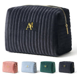 COSHAYSOO Personalized Best Friend Birthday Gifts for Women Unique Woman Happy Retirement Gift, Travel Makeup Bag Quilted Make U