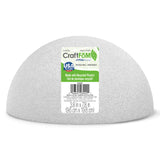FloraCraft CraftFoM Half Ball 3.8 Inch x 7.8 Inch White