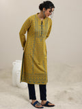Libas Women'S Wool Regular Kurta (58147W_Mustard Mustard Xl