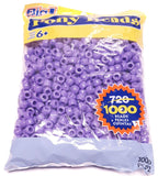 Darice Opaque Purple Pony Beads, 9mm Diameter, 1,000 Beads Per Bag Pack of 1