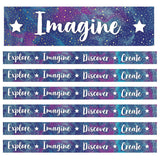 Carson Dellosa CD-108382-6 Galaxy Straight Borders - Pack of 6