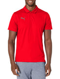 Puma Mens teamLIGA Sideline Polo, Puma Red-Puma White, X-Large
