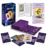 IXIGER Tarot Cards Set with Guide Book, Tarot Deck for Beginners, Learning Fortune Telling Game with Velvet Bag
