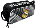 Real Madrid Shoe Bag, Soccer Cleats Storage Bag, Licensed Real Madrid Shoe Carrying Bag, Black, Shoe Carrying Bag