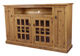 American Heartland Mfg. Tall Tv Stand, Rustic Yellow