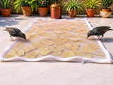 Food Drying Cloth with Net, Unbleached Cotton Base, Fine Mesh, Zipper Closure, Breathable, Washable and Reusable for Papad,Mango
