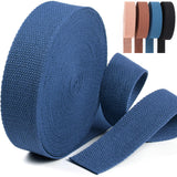 PECMER Cotton Webbing 1.5 Inch - Lake Blue 12 Yards Webbing Straps for Bags-Heavy Webbing 1 1/2 Inch for Backpack Straps Belt Pu