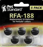 PetSafe Compatible RFA188 Replacement Batteries (5Pack)