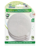 TubShroom Toss 26pk Disposable Drain Covers Hair Catcher Mesh Sticker Strainers for Shower Bathtub and Bathroom Sink Drains to