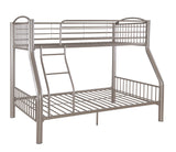 Powell Furniture Twin Over Full Pewter Bunk Bed