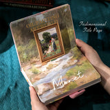 Aromoty Vintage Oil Painting B6 Notebook (Pink-Vintage Rome)