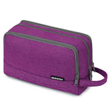 Toiletry Bag for Men Hanging Dopp Kit Water Resistant Shaving Bag Small Toiletry Bag for Traveling (Deep Purple)