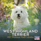 West Highland Terrier Calendar 2026 by MegaCalendars - Monthly Dog Breed Wall Calendar, Made in USA