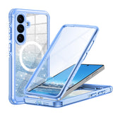Hekodonk for Samsung Galaxy S25 Plus Case Glitter,Compatible with MagSafe[Built-in Tempered Glass Screen Protector & Camera Lens