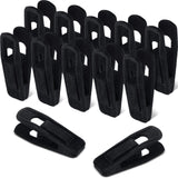 Velvet Hangers Clips Flocked Finger Clips Velvet Clothes Clips Strong Pants Hangers Clips for Slim-line Clothes Velvet Hangers (