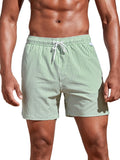 Toplot Regular Fit Stripe Printed Boxer Shorts For Men (Lining-Shorts-5129-Green-M),Green,,B0CJ4TG4HG
