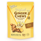 Prince of Peace Original Ginger Chews, 4 oz. Candied Ginger Candy Pack Ginger Chews Candy Natural Candy 5 Pack