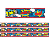 Teacher Created Resources Rolled Straight Border, 3-Inch X 150-Ft, Superhero (Tcr8939-3)